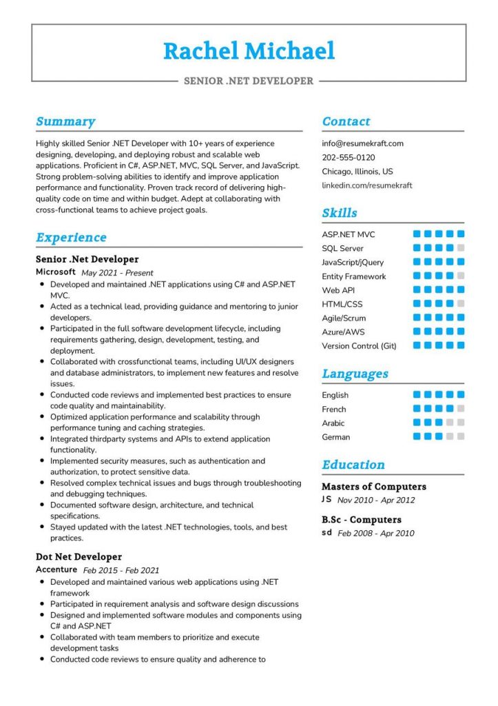 IT Resume Samples in 2024 - ResumeKraft