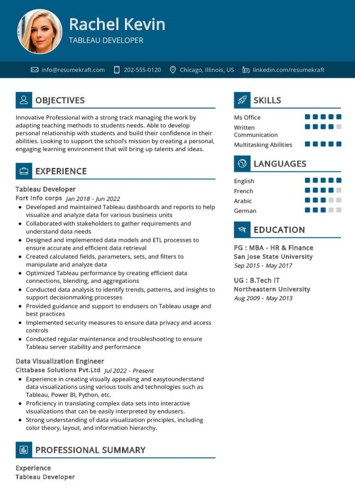 2200+ Professional Resume Samples in 2024 | ResumeKraft