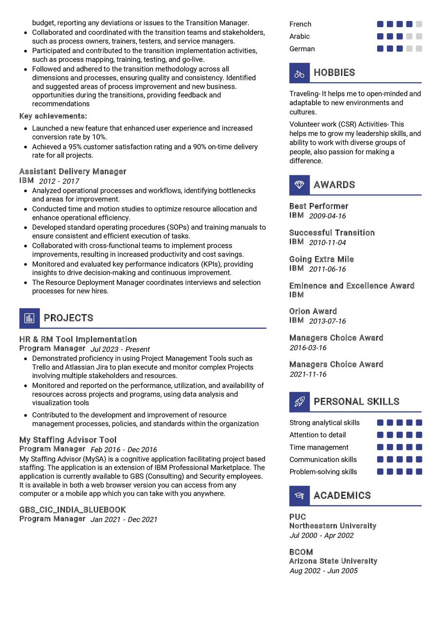 Technical Program Manager CV Sample In 2024 ResumeKraft   Technical Program Manager CV Sample 1 