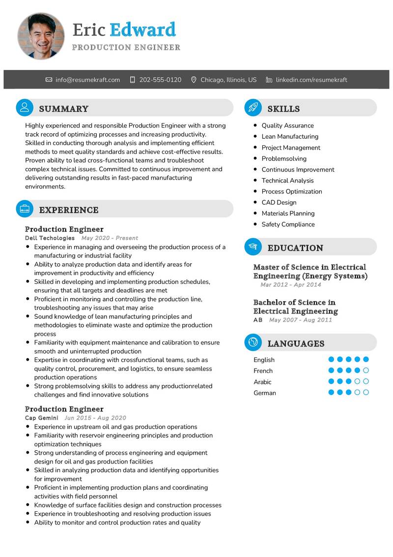 Engineering Resume Examples in 2024 - ResumeKraft