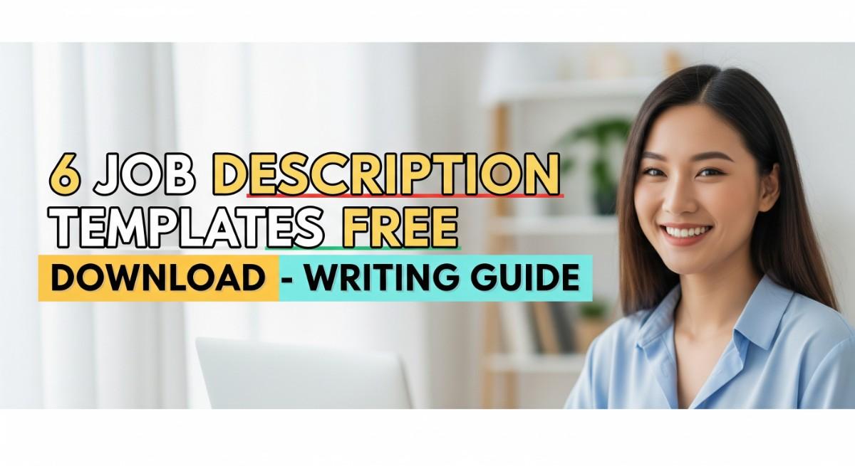 6 Job Description Templates Free Download - Writing Guide