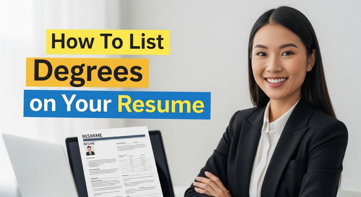 How To List Degrees on Your Resume