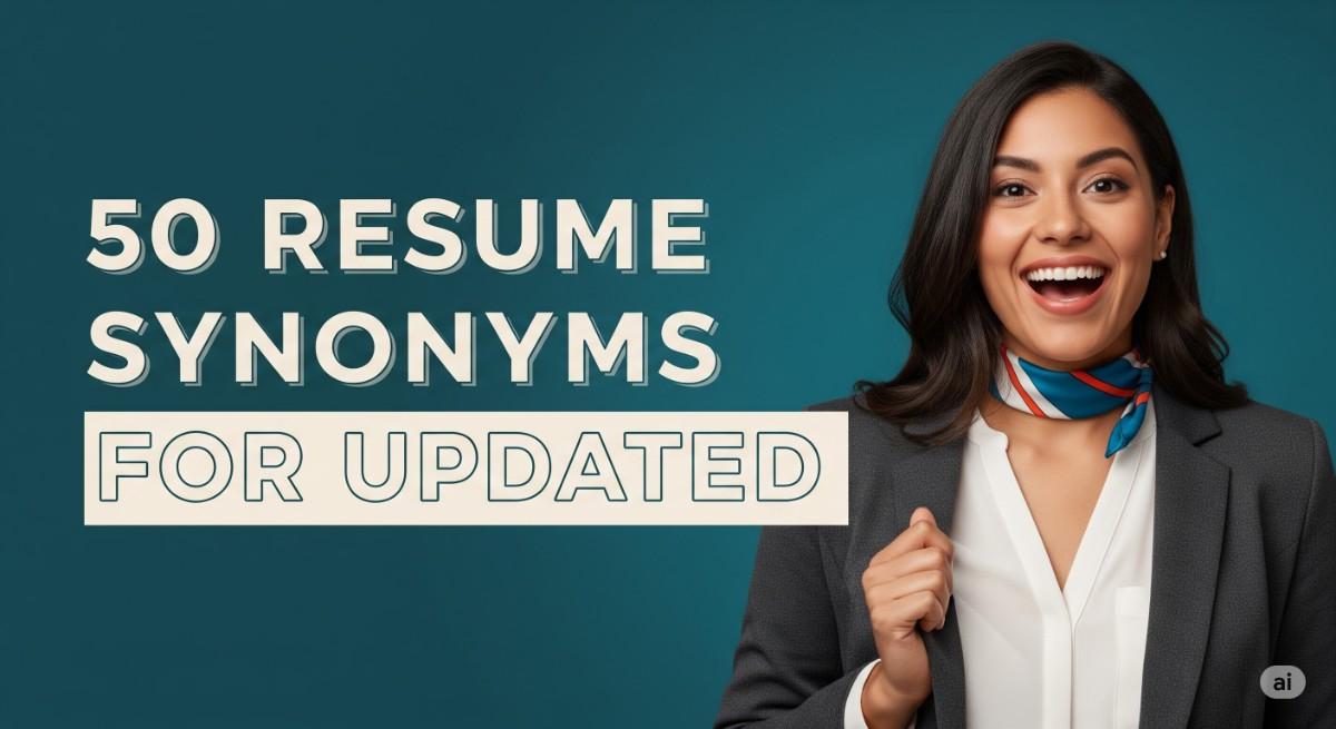 50 Resume Synonyms for Updated