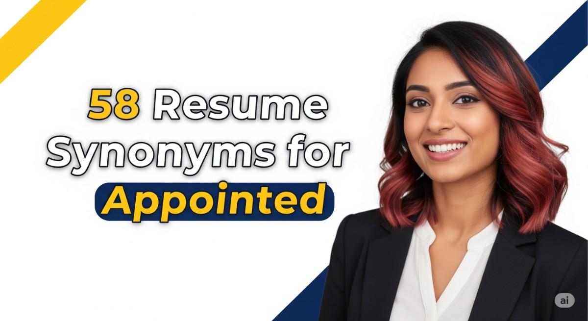 58 Resume Synonyms for Appointed
