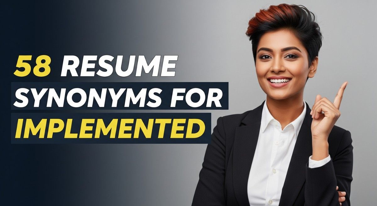 58 Resume Synonyms for Implemented