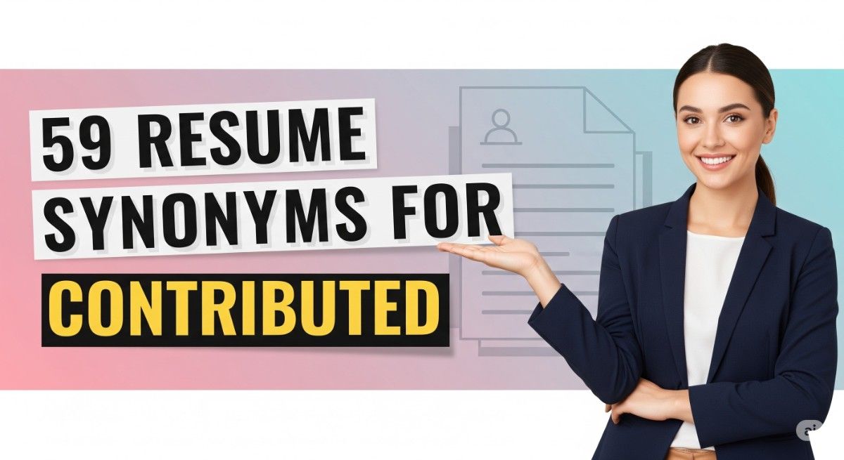 59 Resume Synonyms for Contributed