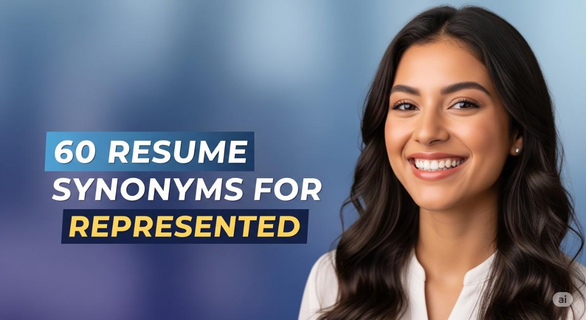 60 Resume Synonyms for Represented