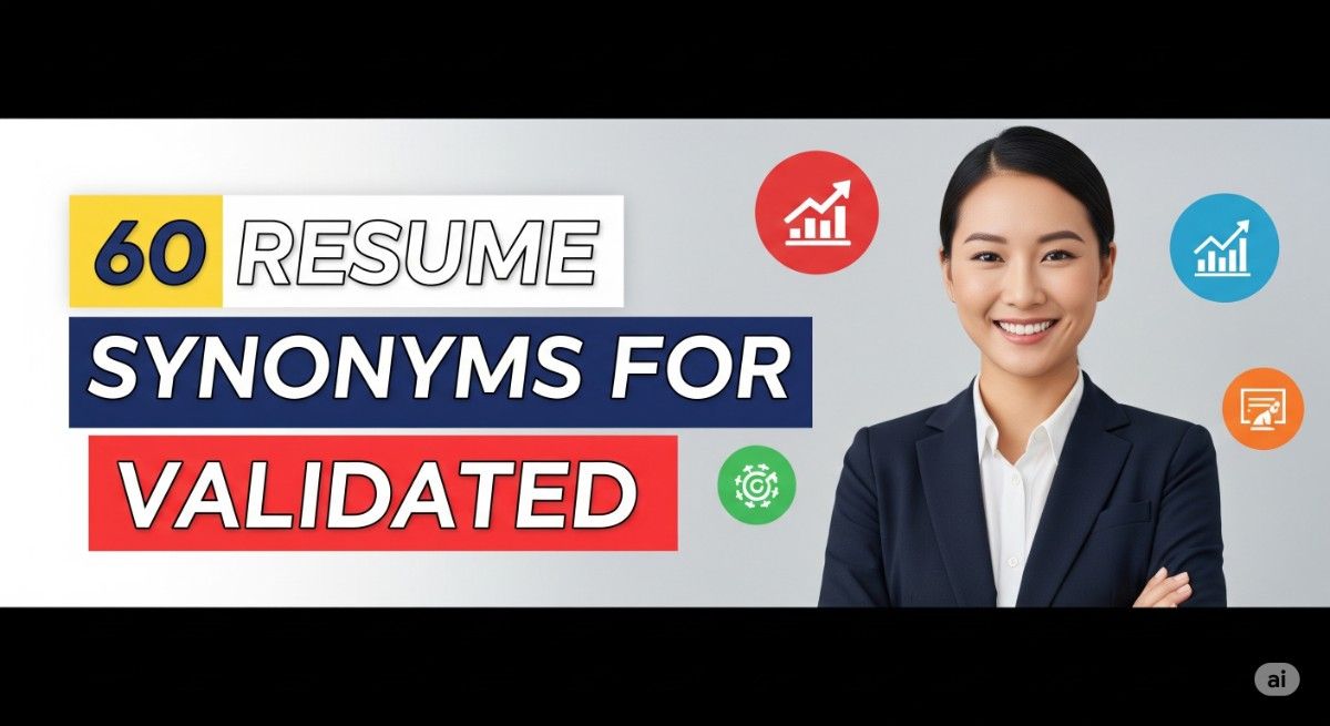 60 Resume Synonyms for Validated