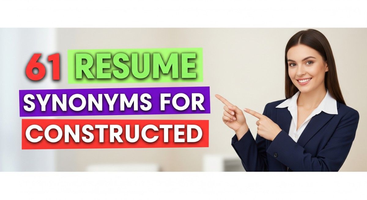 61 Resume Synonyms for Constructed