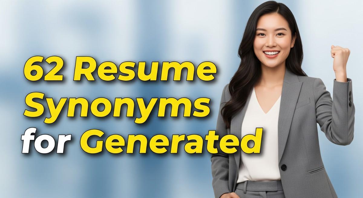 62 Resume Synonyms for Generated