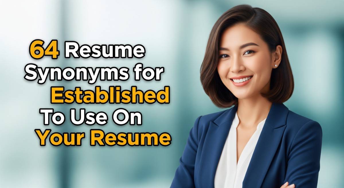 64 Resume Synonyms for Established
