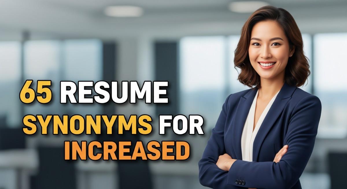 65 Resume Synonyms for Increased