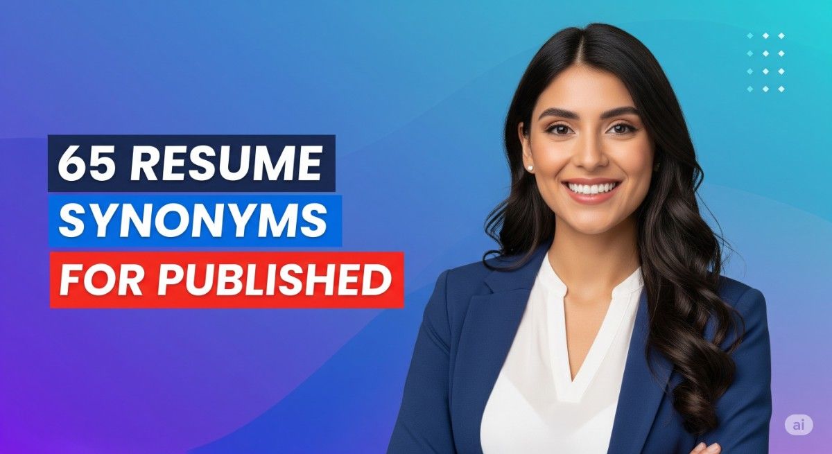 65 Resume Synonyms for Published