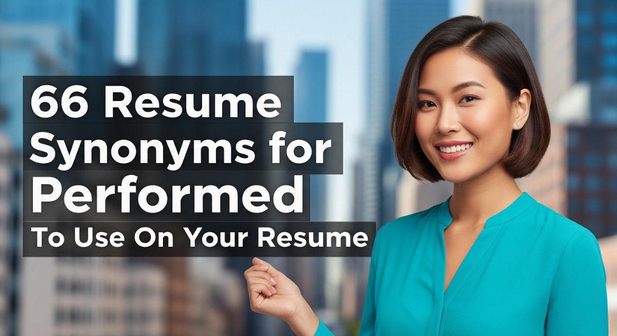 Resume Synonyms for Performed
