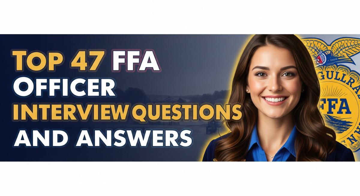 Top 47 FFA Officer Interview Questions and Answers