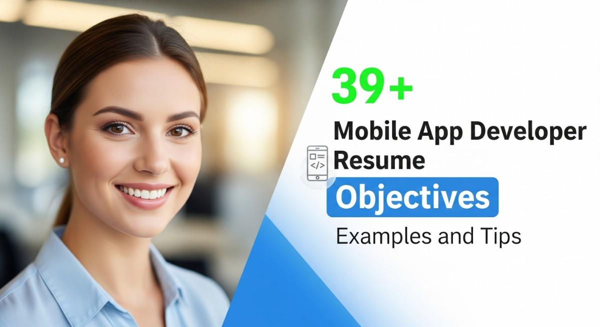 39+ Mobile App Developer Resume Objectives Examples and Tips