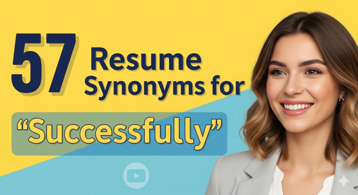 57 Resume Synonyms for Successfully To Use On Your Resume