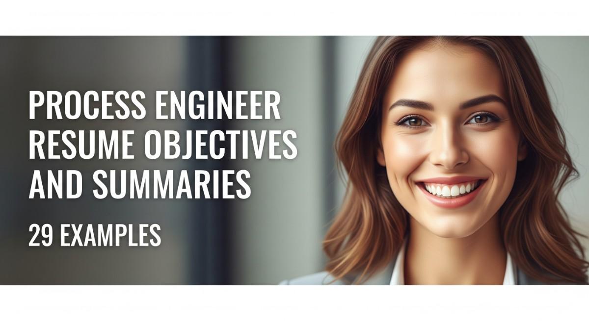 Process Engineer Resume Objectives and Summaries 29 Examples