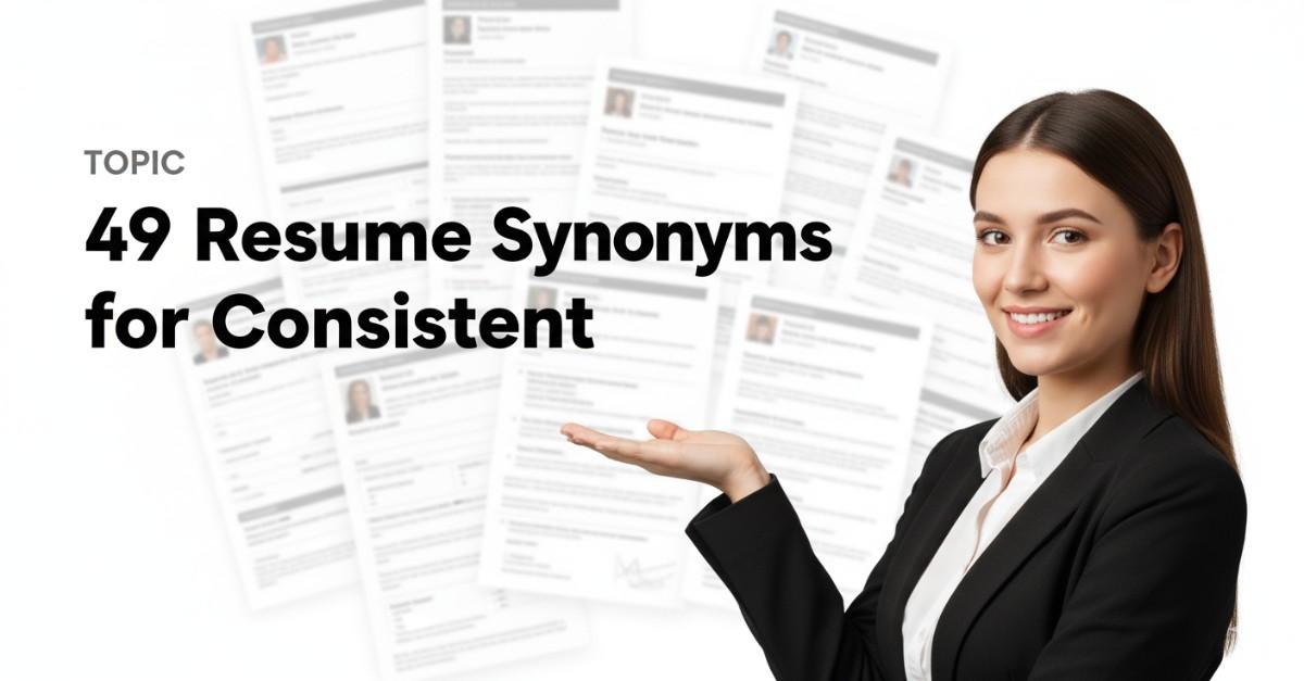 49 Resume Synonyms for Consistent To Use On Your Resume