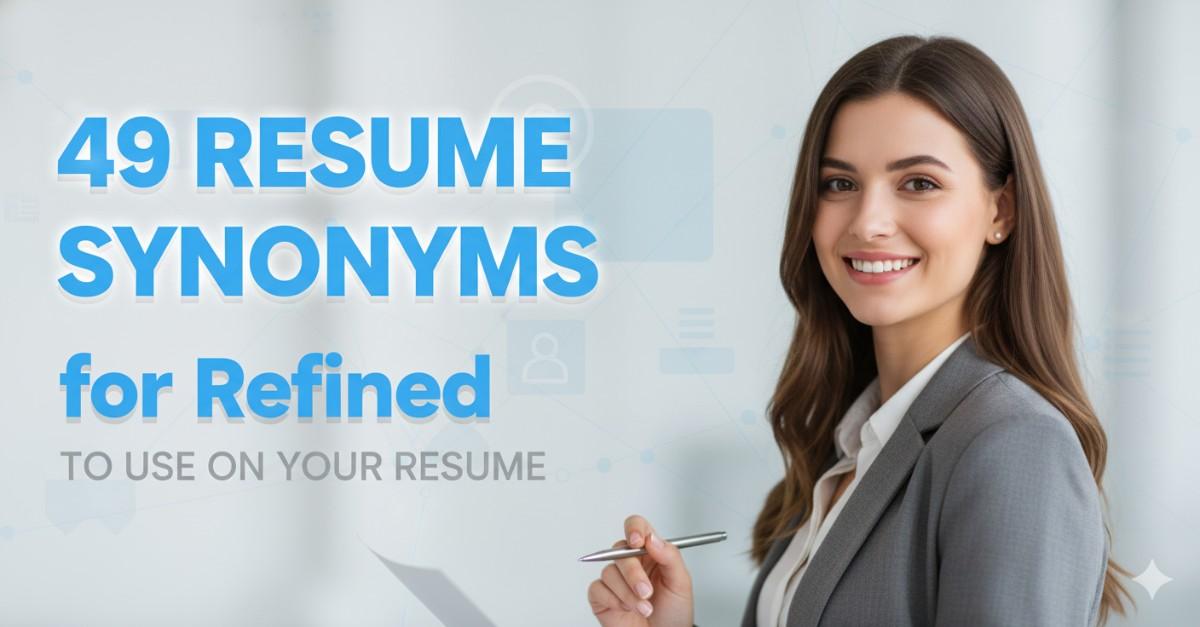 49 Resume Synonyms for Refined To Use On Your Resume