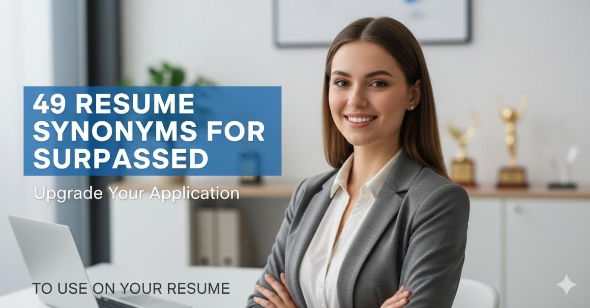 49 Resume Synonyms for Surpassed To Use On Your Resume