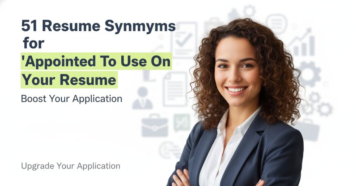 51 Resume Synonyms for Appointed To Use On Your Resume