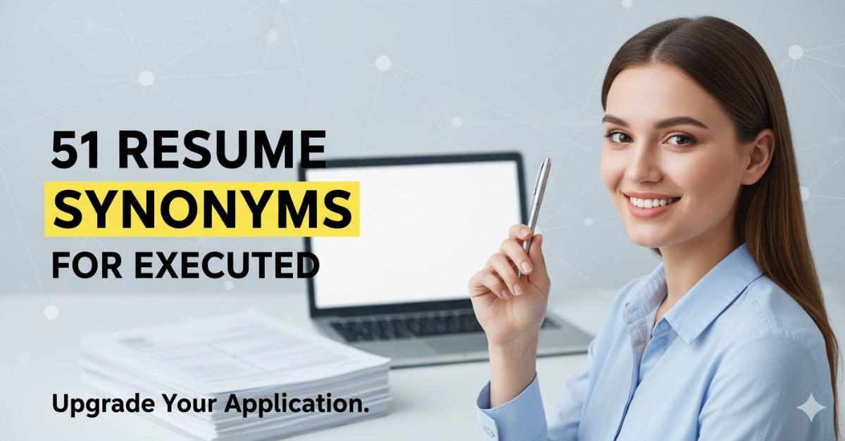51 Resume Synonyms for Executed To Use On Your Resume