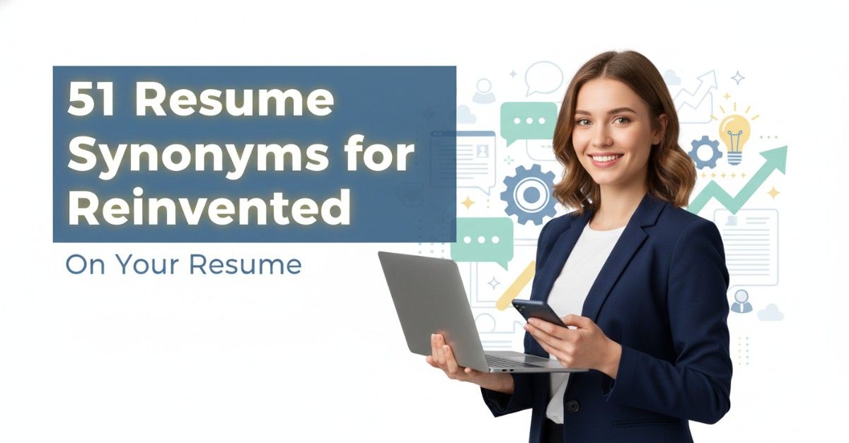 51 Resume Synonyms for Reinvented To Use On Your Resume