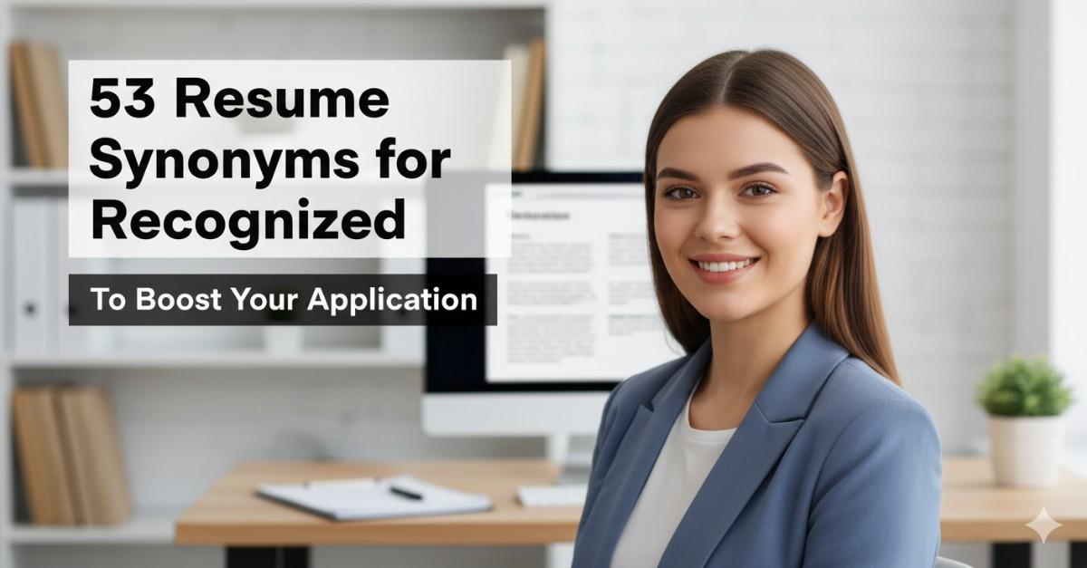 53 Resume Synonyms for Recognized To Use On Your Resume