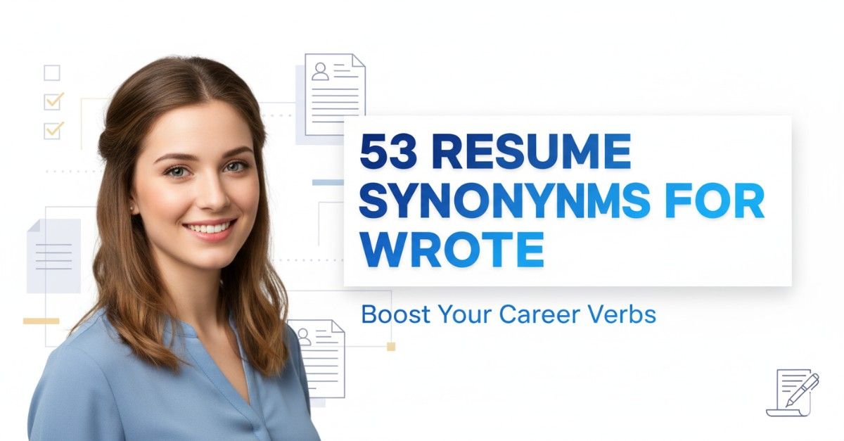 53 Resume Synonyms for Wrote To Use On Your Resume