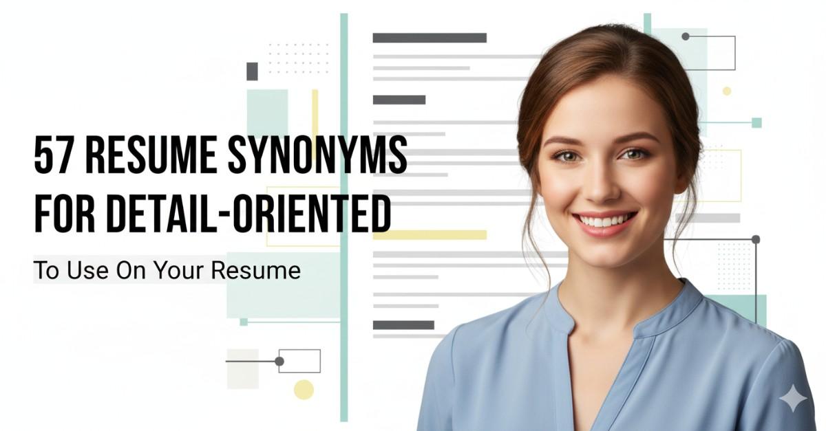 57 Resume Synonyms for Detail-oriented To Use On Your Resume