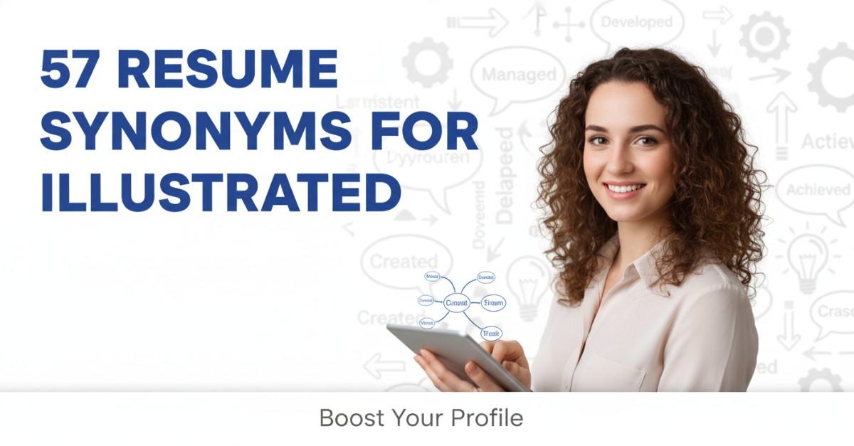 57 Resume Synonyms for Illustrated To Use On Your Resume
