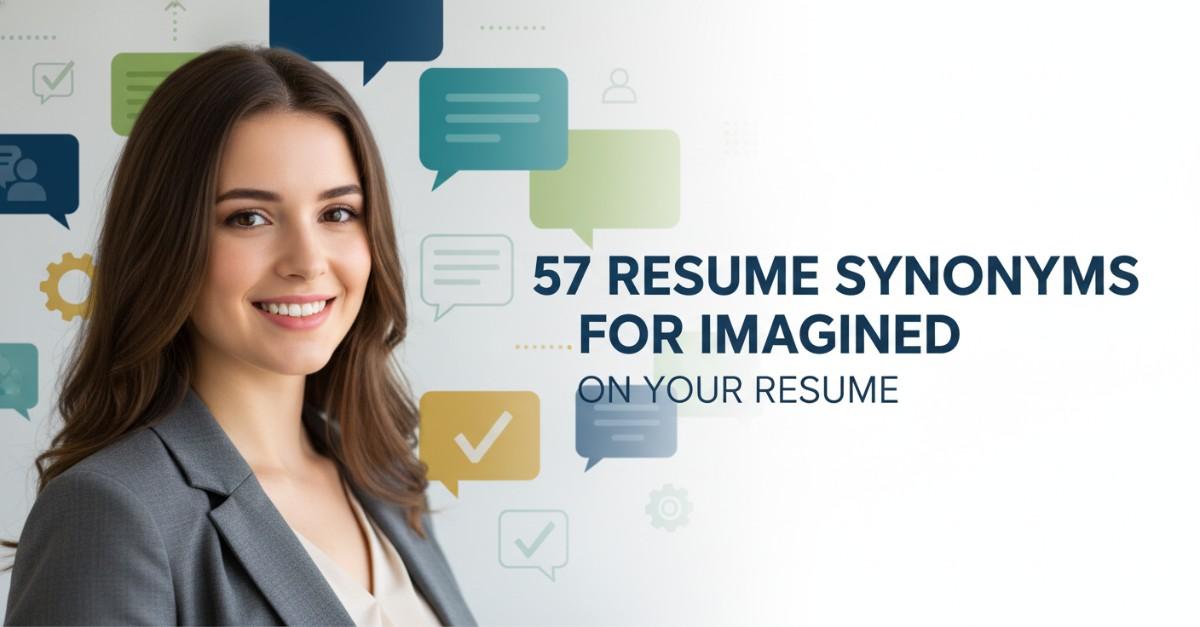 57 Resume Synonyms for Imagined To Use On Your Resume