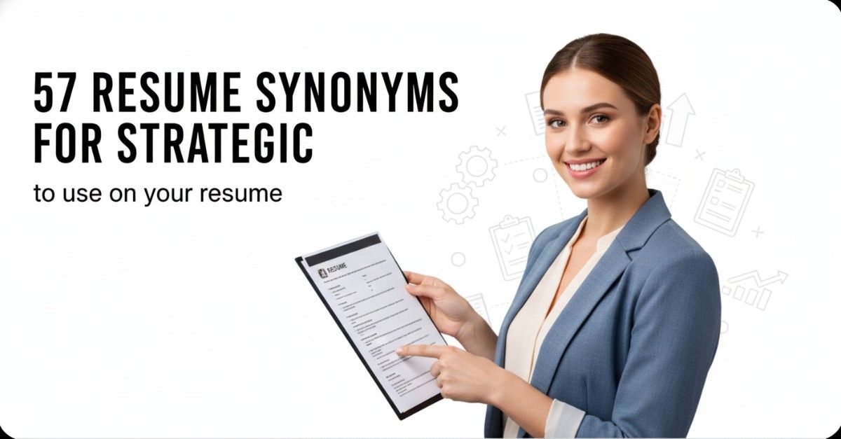 57 Resume Synonyms for Strategic To Use On Your Resume