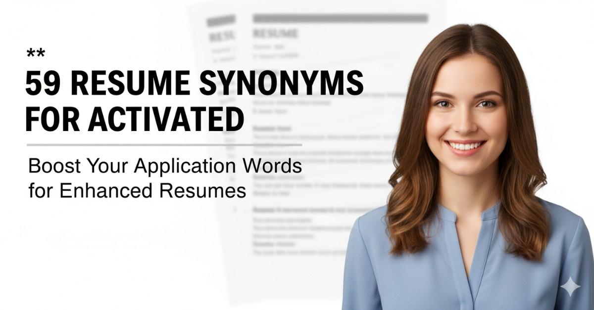 59 Resume Synonyms for Activated To Use On Your Resume
