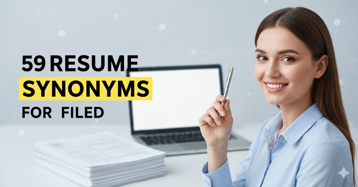 59 Resume Synonyms for Filed To Use On Your Resume