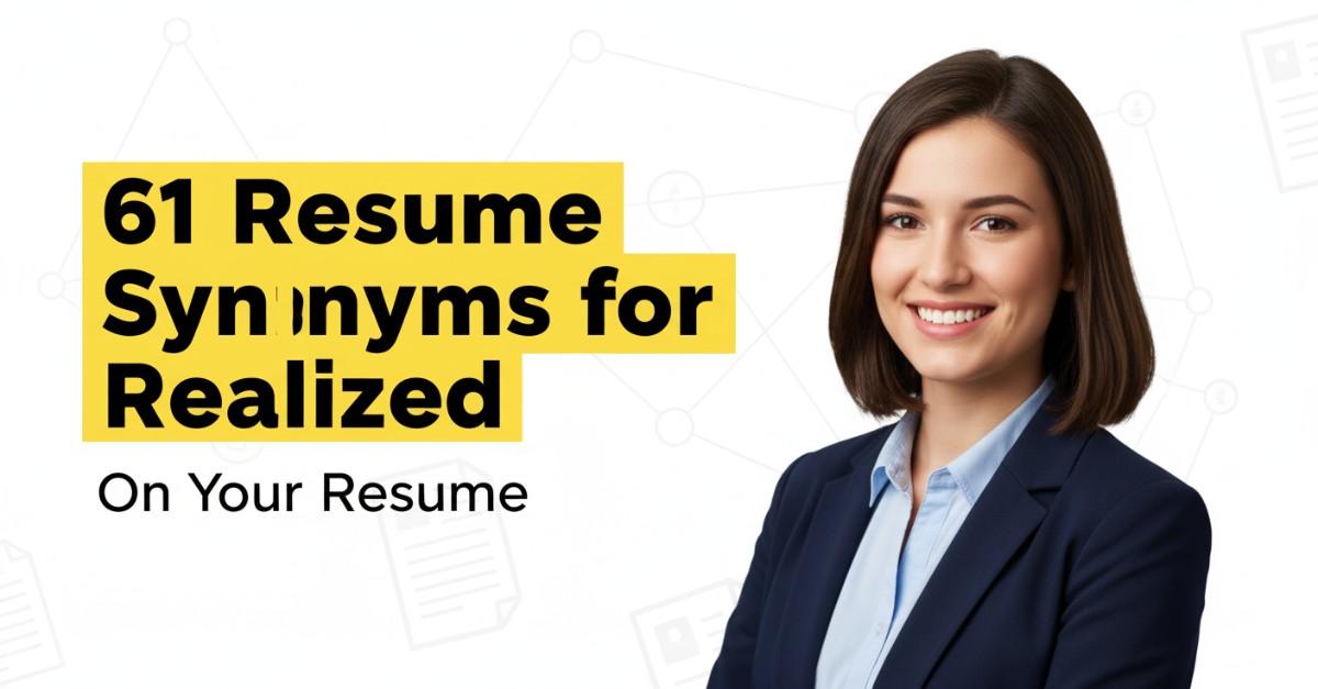61 Resume Synonyms for Realized To Use On Your Resume