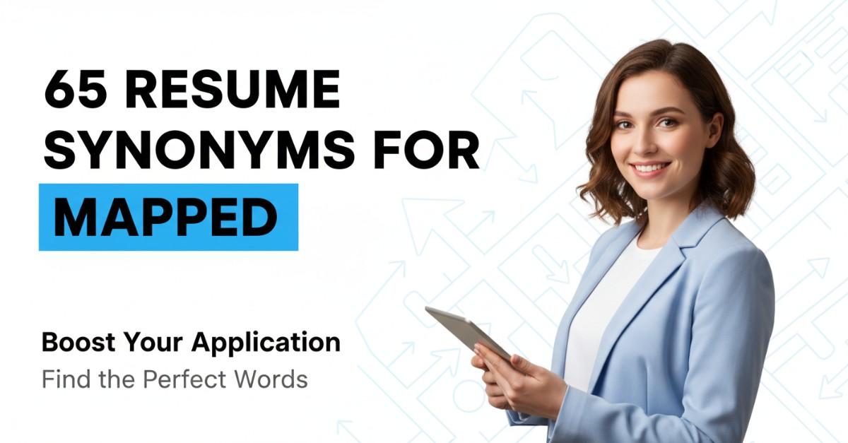 65 Resume Synonyms for Mapped To Use On Your Resume