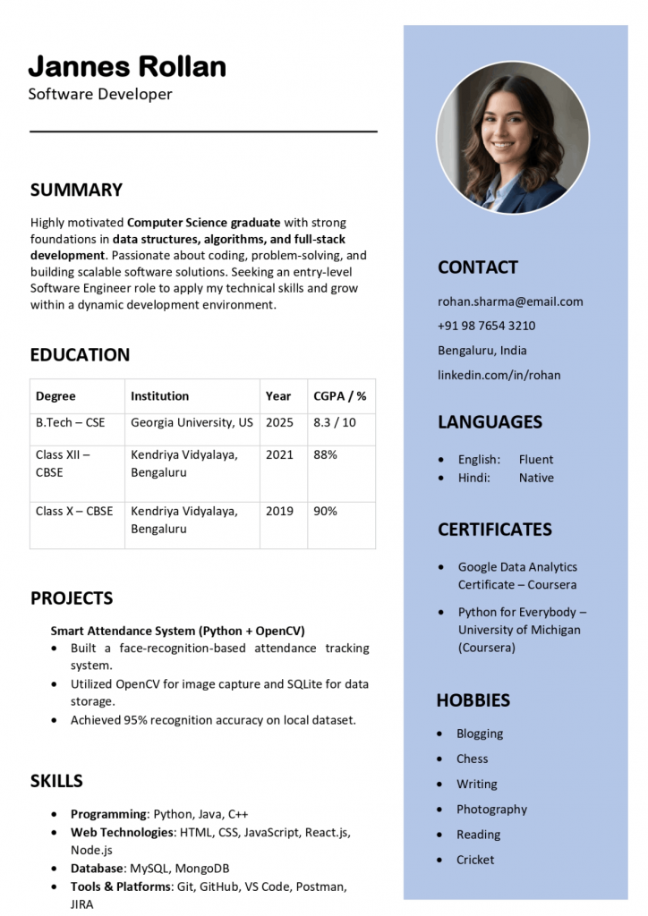 Modern CV Template