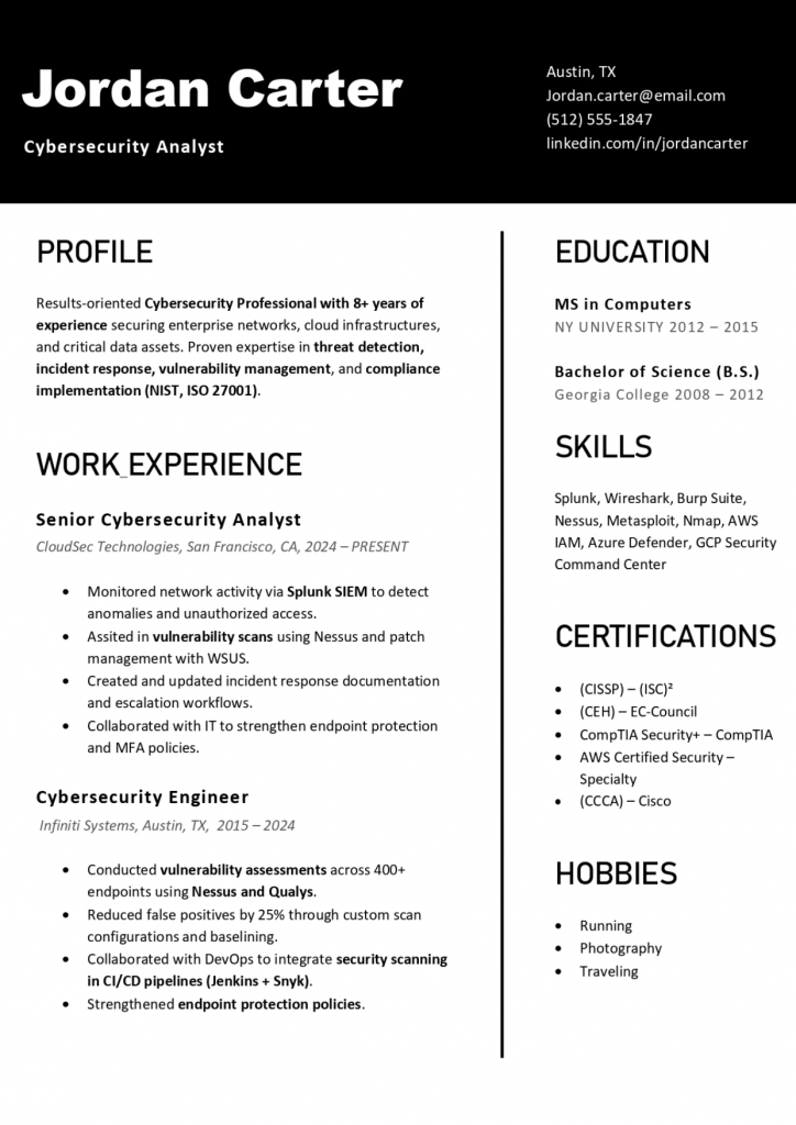 Simple CV_Template