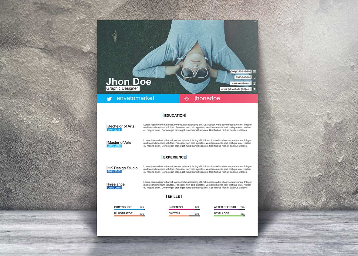 Free One-Page Resume Templates for 2024 [Free Download]