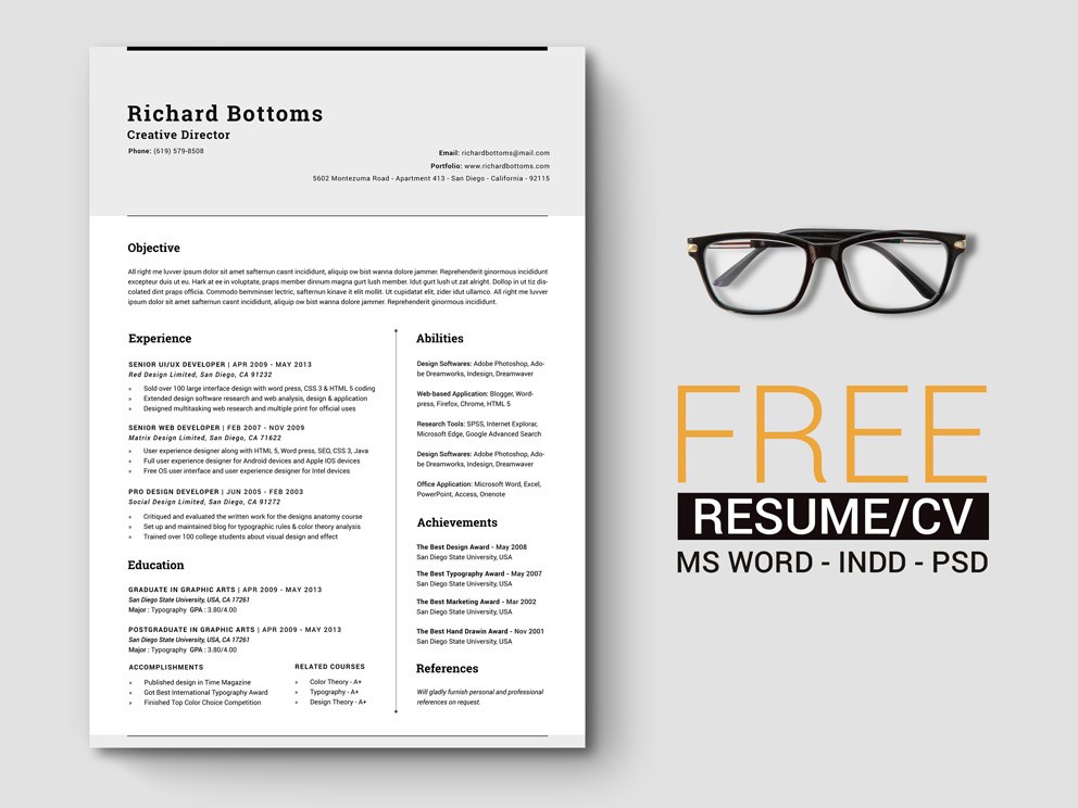 Best Resume CV Template