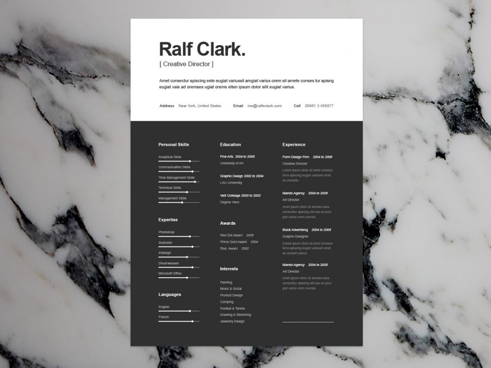 Simple and Clean Black & White Resume Template in 2024 ResumeKraft