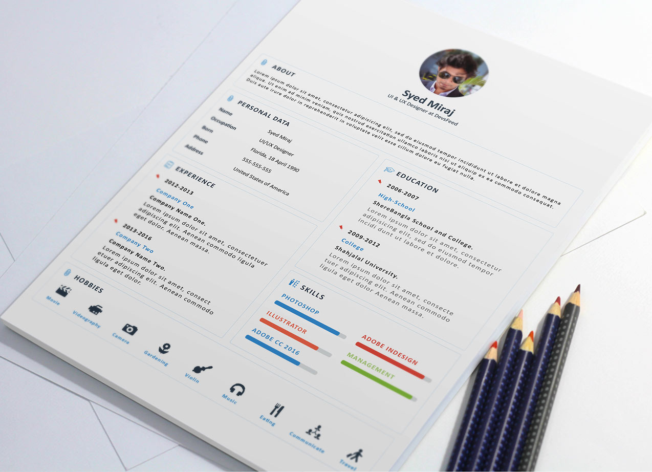 sample-attractive-resume-templates-free-download