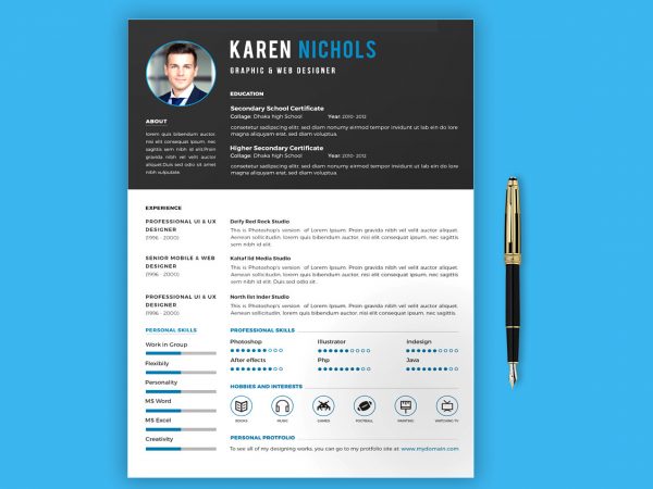 Simple Resume Template Free Download
