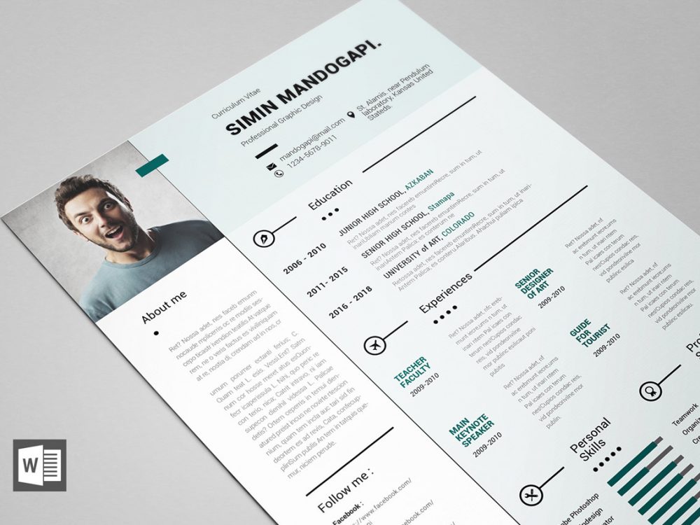 free modern resume templates microsoft word