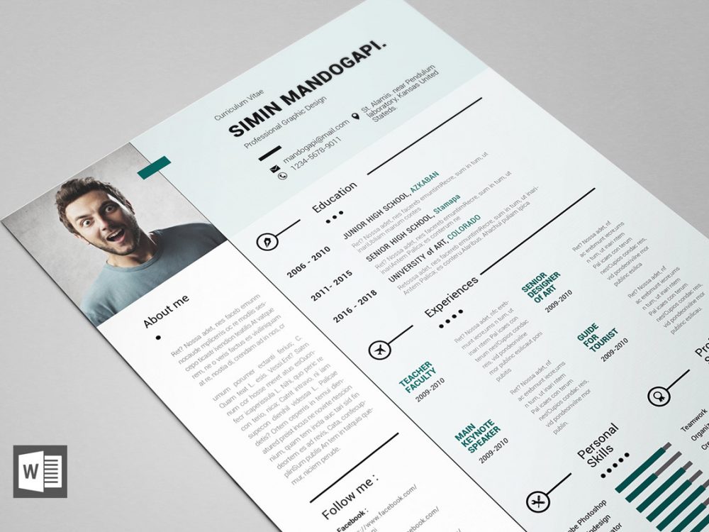 Free Modern Resume Template For Word In 2024 ResumeKraft
