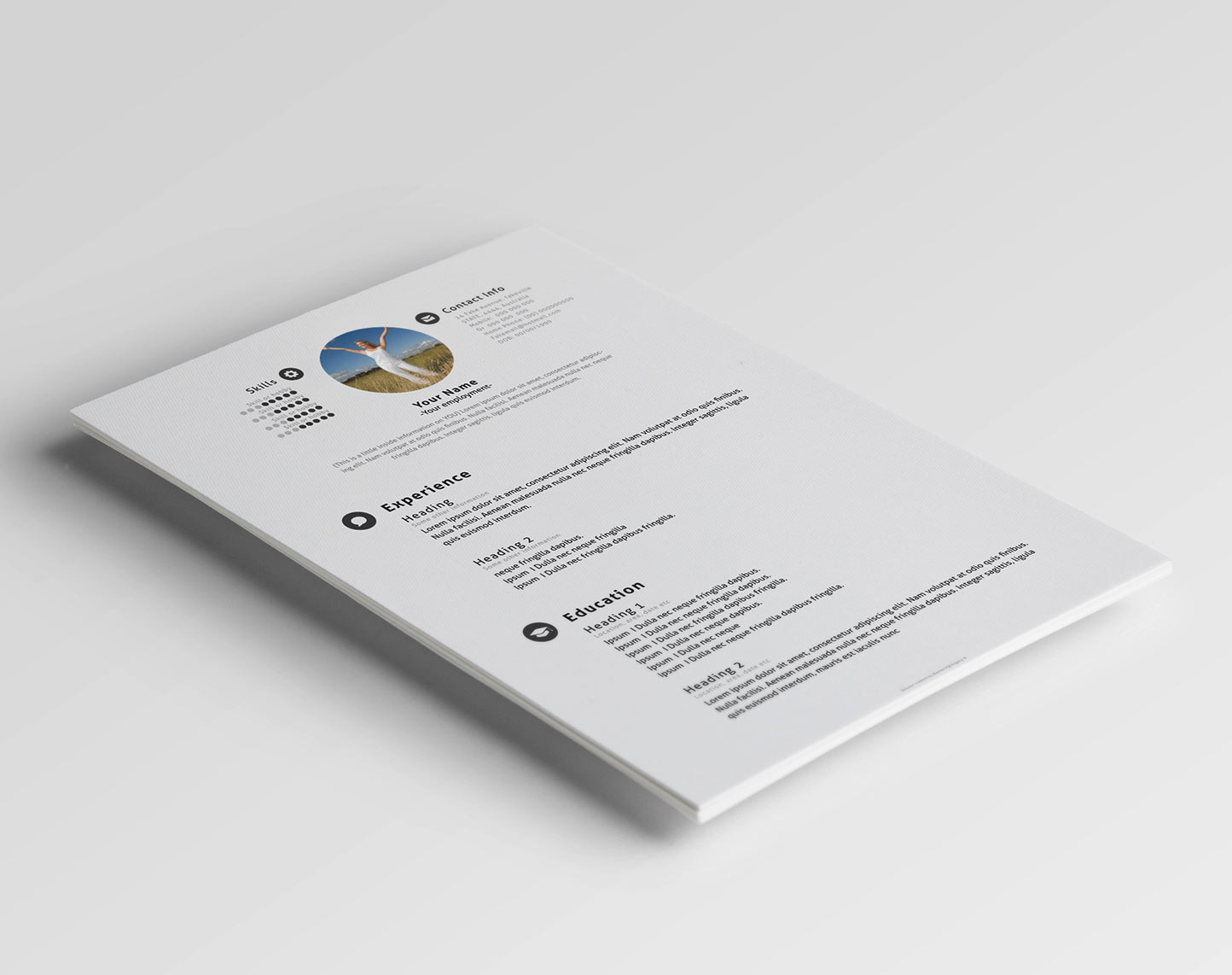 Free Resume Template In Psd Format In 2025 Resumekraft