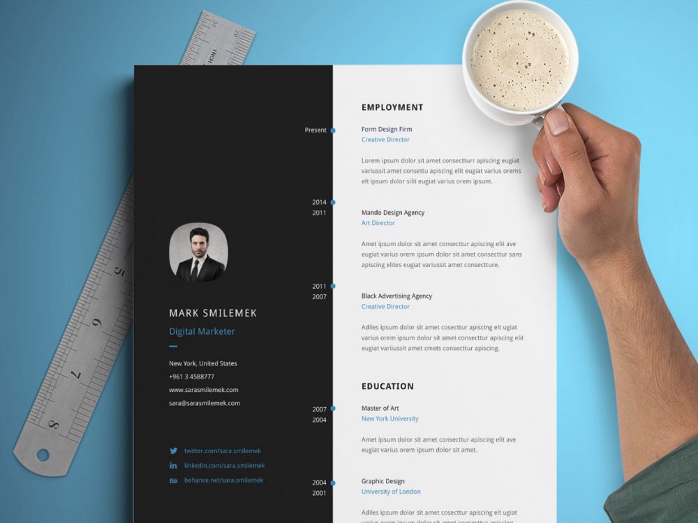 Clean Resume Template Free Download