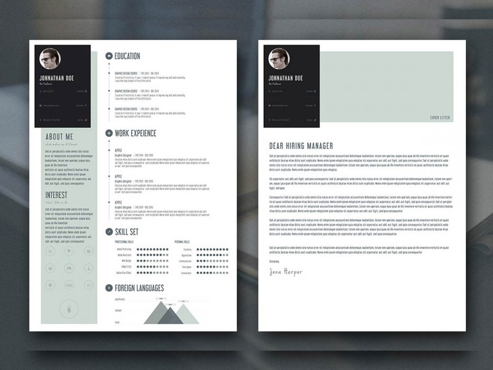 creative professional resume templates free